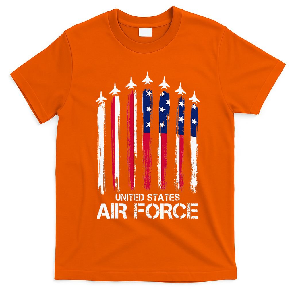 Air Force US Veterans American Flag 4th Of July Patriotic T-Shirt