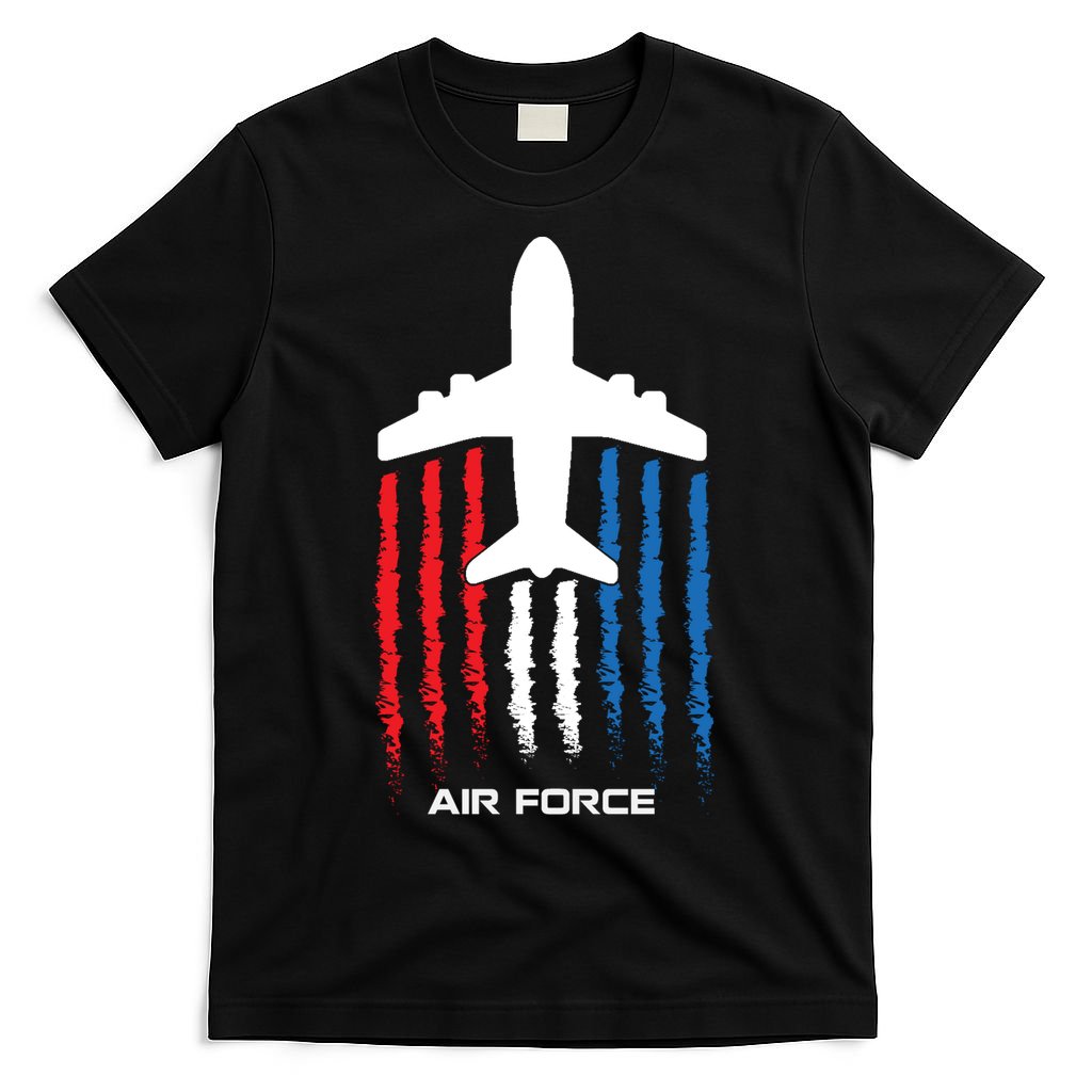 Air Force US Veterans American Flag 4th Of July Patriotic T-Shirt
