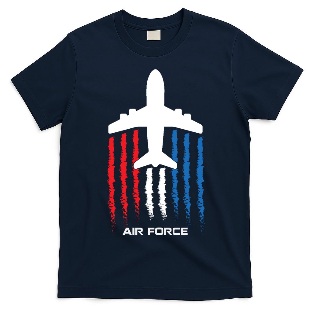 Air Force US Veterans American Flag 4th Of July Patriotic T-Shirt