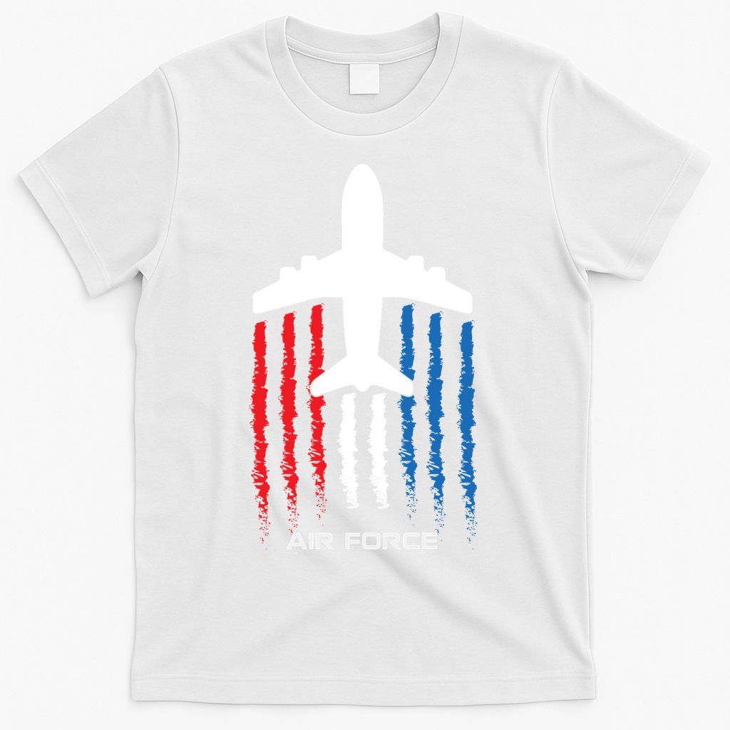 Air Force US Veterans American Flag 4th Of July Patriotic T-Shirt