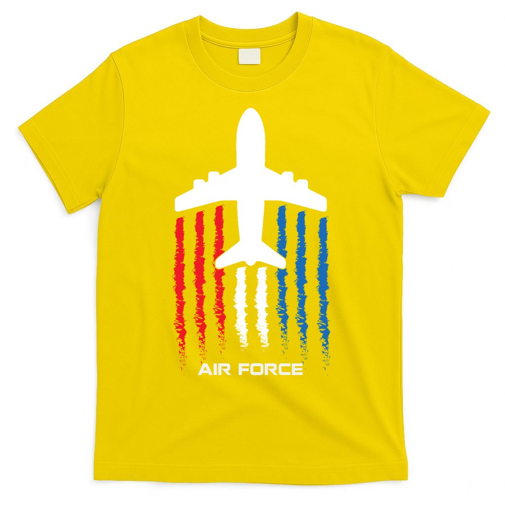 Air Force US Veterans American Flag 4th Of July Patriotic T-Shirt