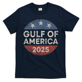 America Gulf Mexico Gulf Of Usa America 2025 Retro Button T-Shirt