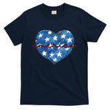 America Heart 4th Of July Cute Festive T-Shirt