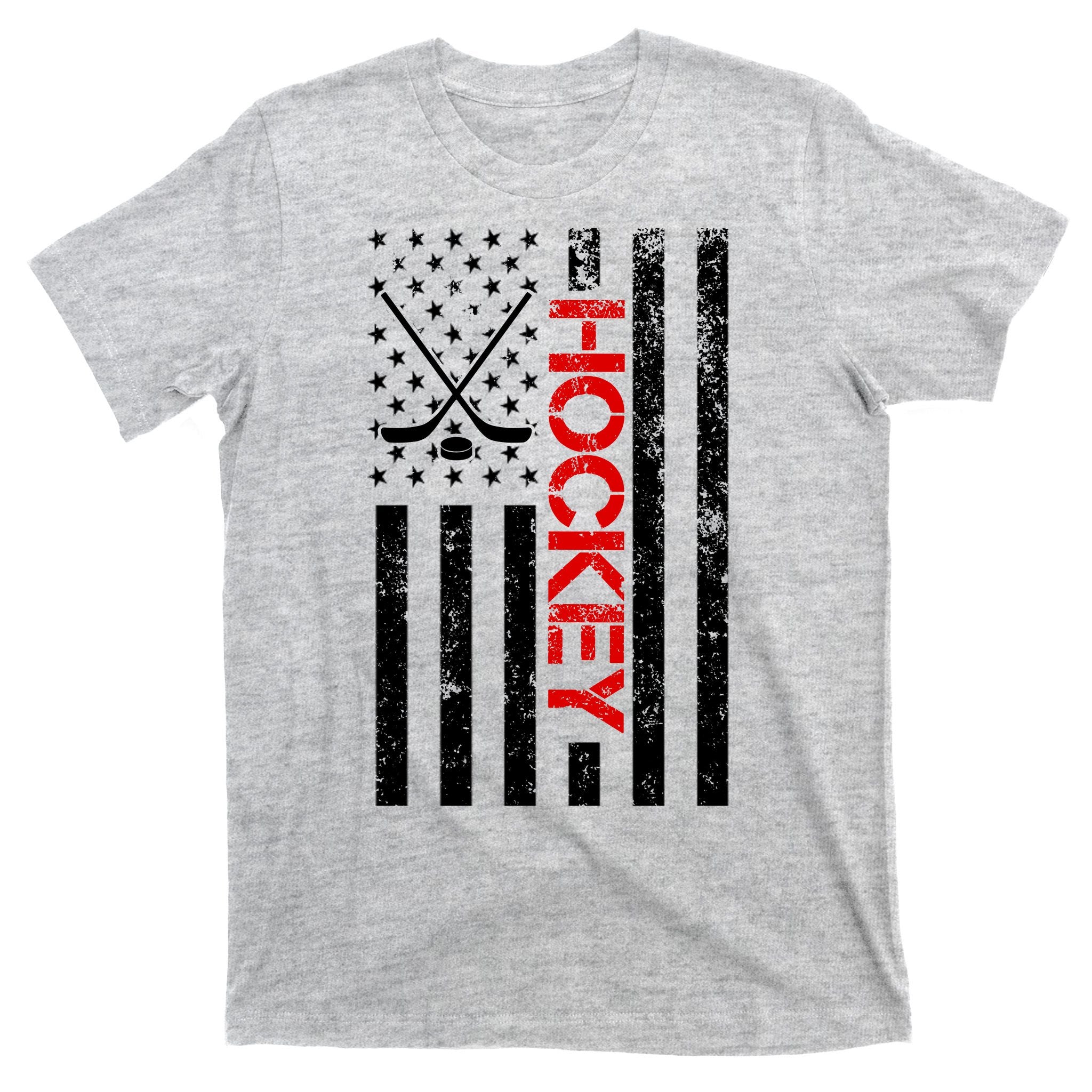 American Hockey Flag Vintage T-Shirt