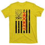 American Hockey Flag Vintage T-Shirt
