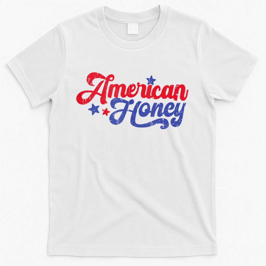 American Honey Patriot Western 4th Of July Independence T-Shirt
