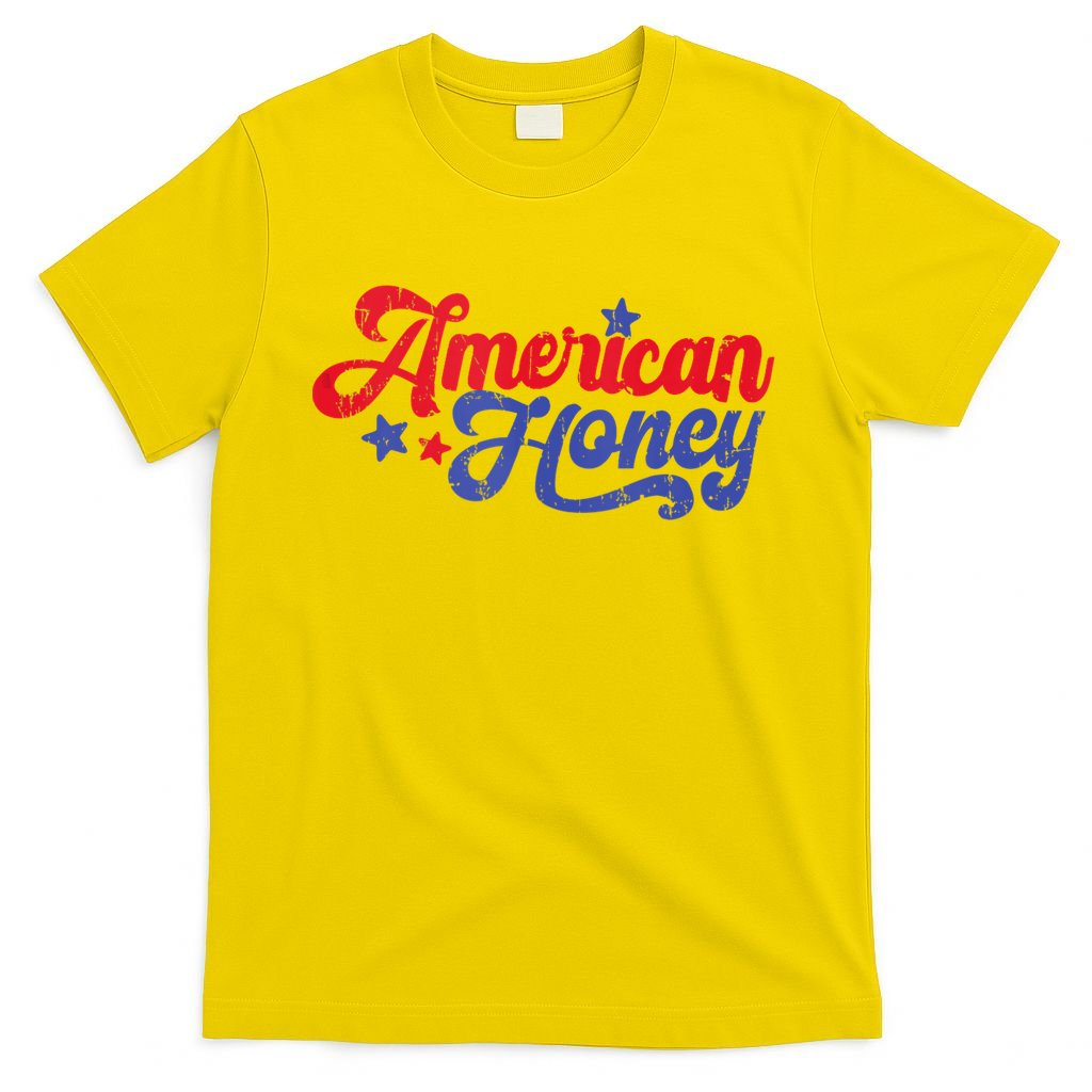American Honey Patriot Western 4th Of July Independence T-Shirt