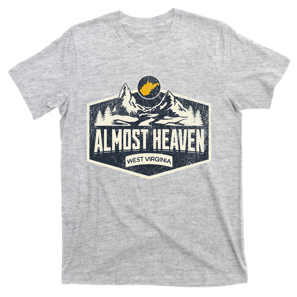 Almost Heaven West Virginia Map Home T-Shirt