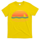 Amity Island 1975 Retro Sunset Movie Vintage T-Shirt