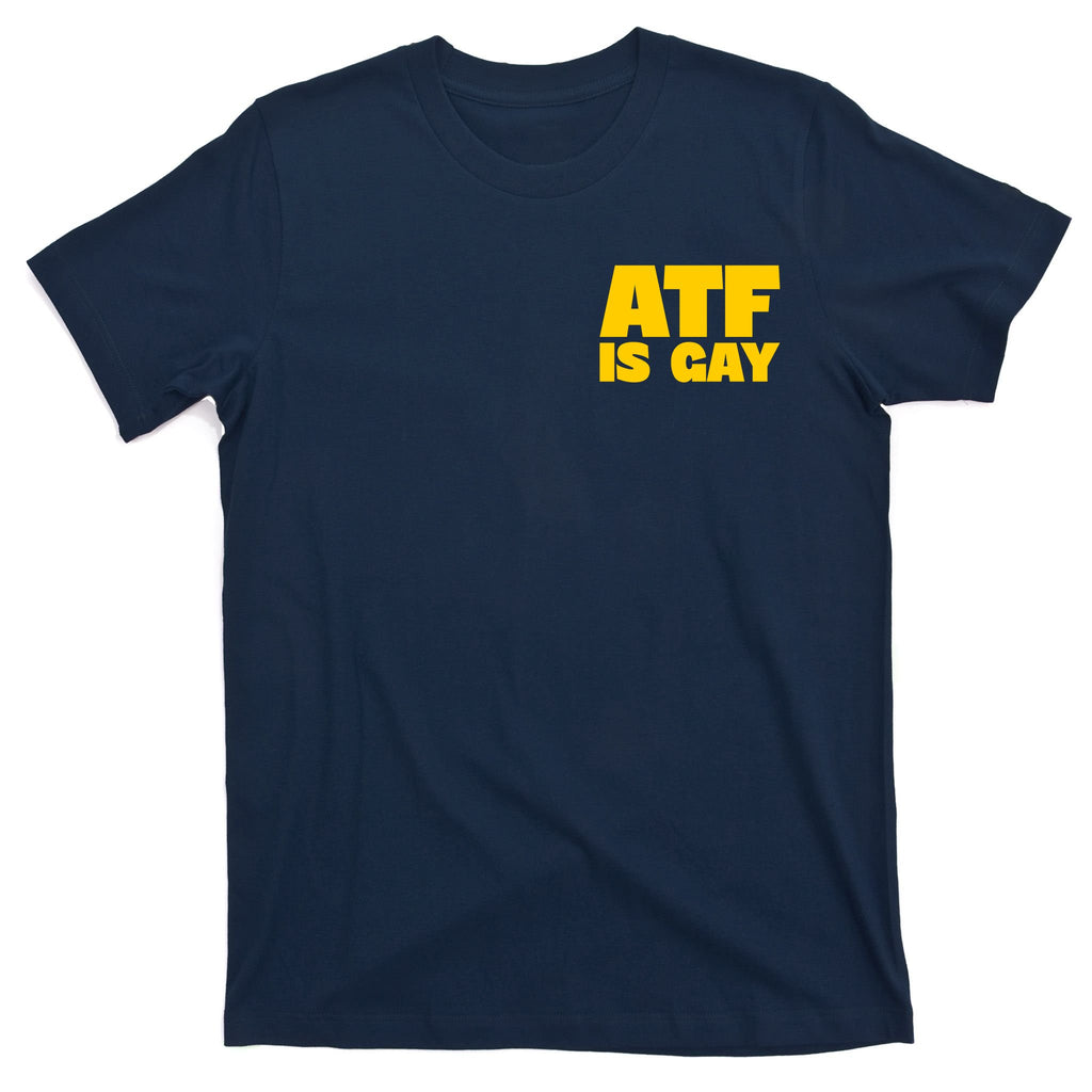 Atf Is Gay Human Rights Equality Pride Pocket Print T-Shirt