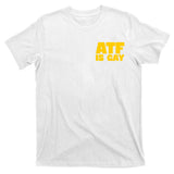 Atf Is Gay Human Rights Equality Pride Pocket Print T-Shirt