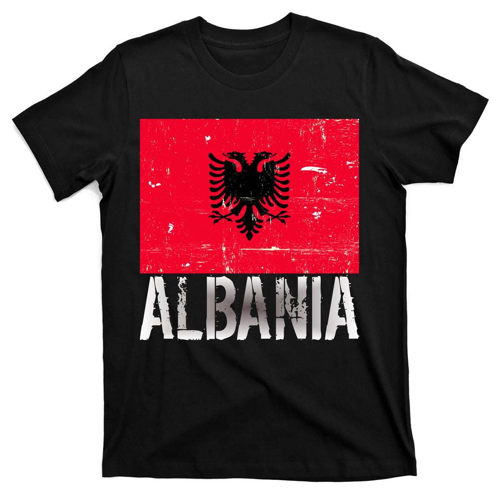 Albania Flag Albanians Soccer Football Team T-Shirt