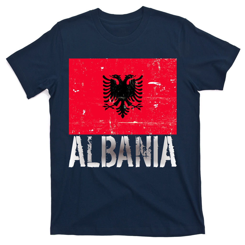 Albania Flag Albanians Soccer Football Team T-Shirt