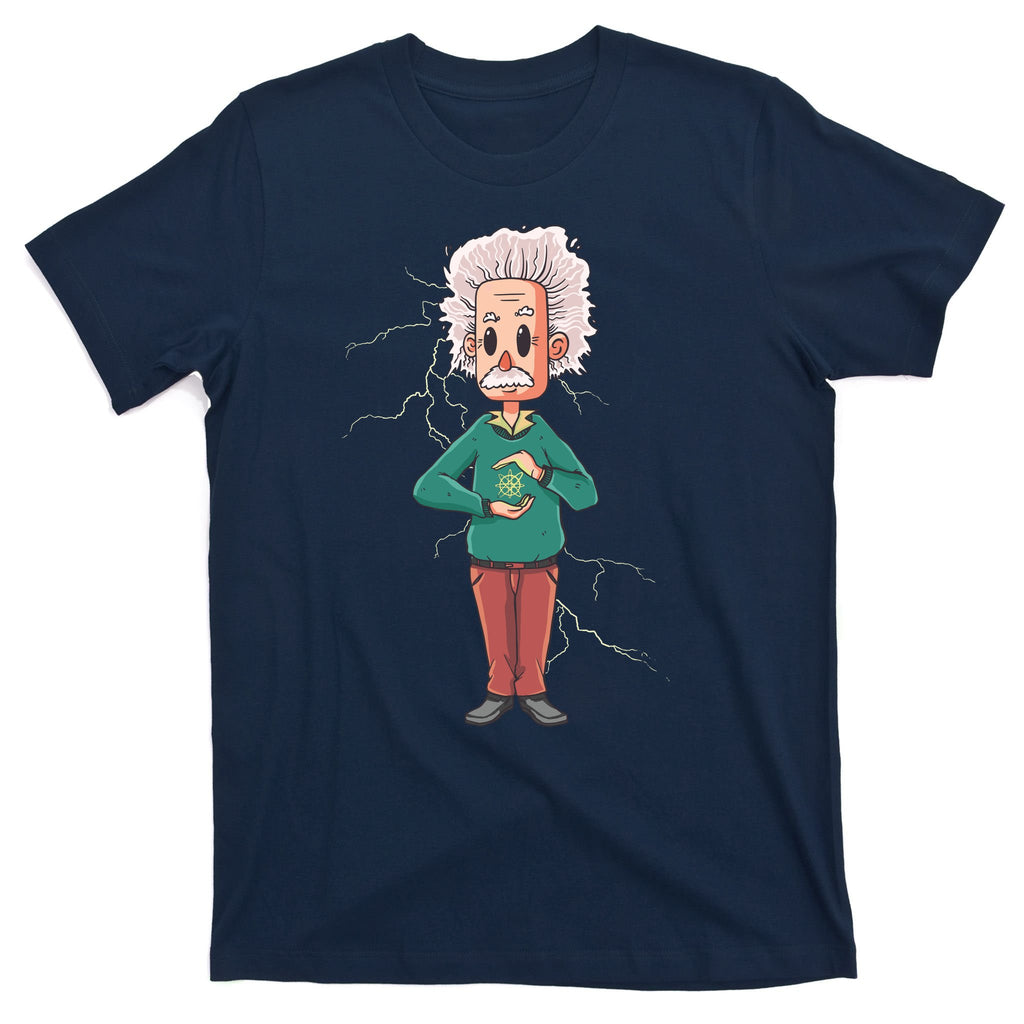 Albert Einstein Cartoon T-Shirt