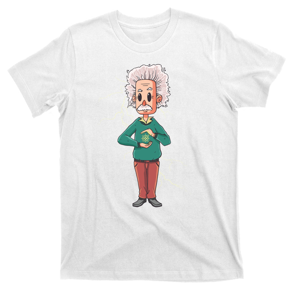 Albert Einstein Cartoon T-Shirt