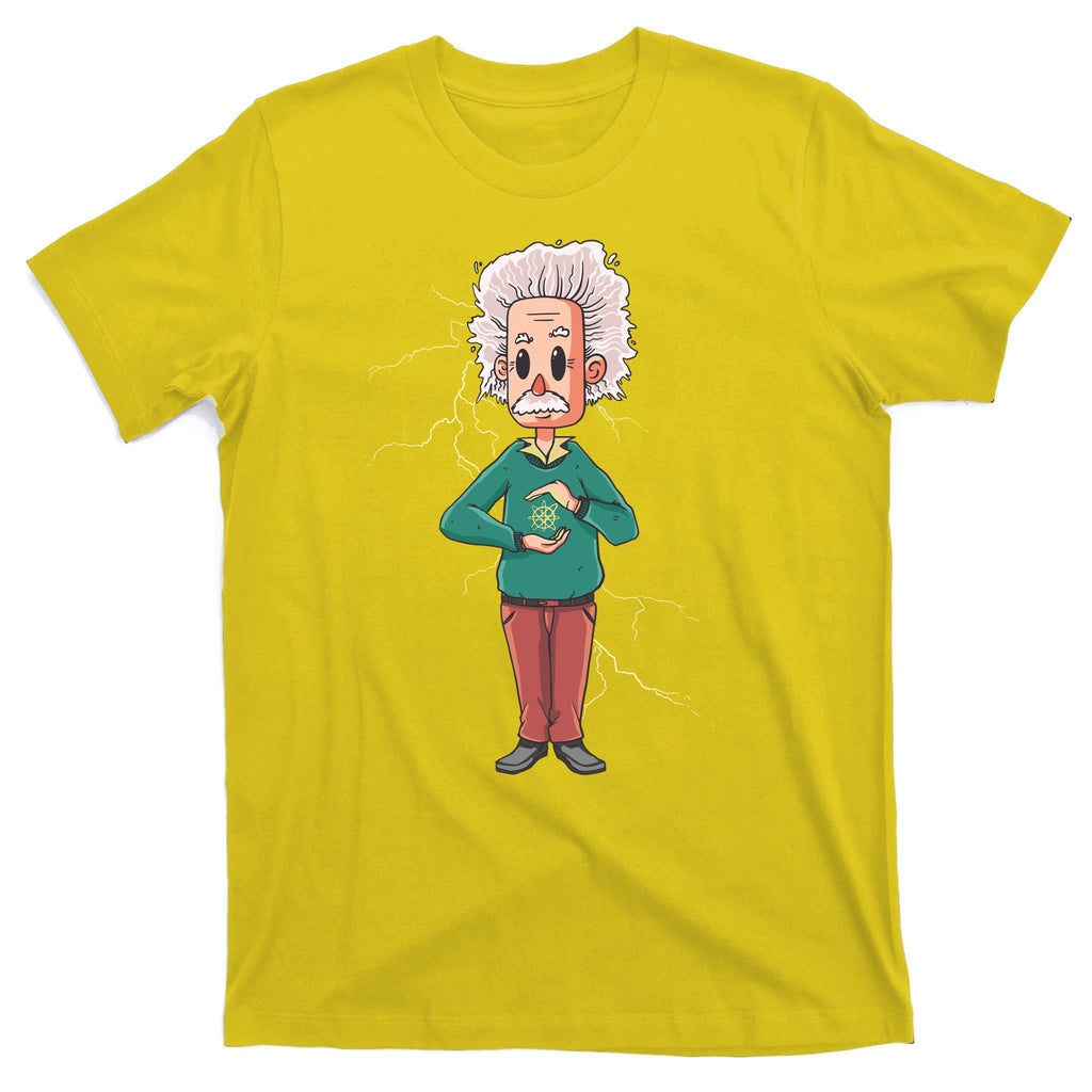 Albert Einstein Cartoon T-Shirt