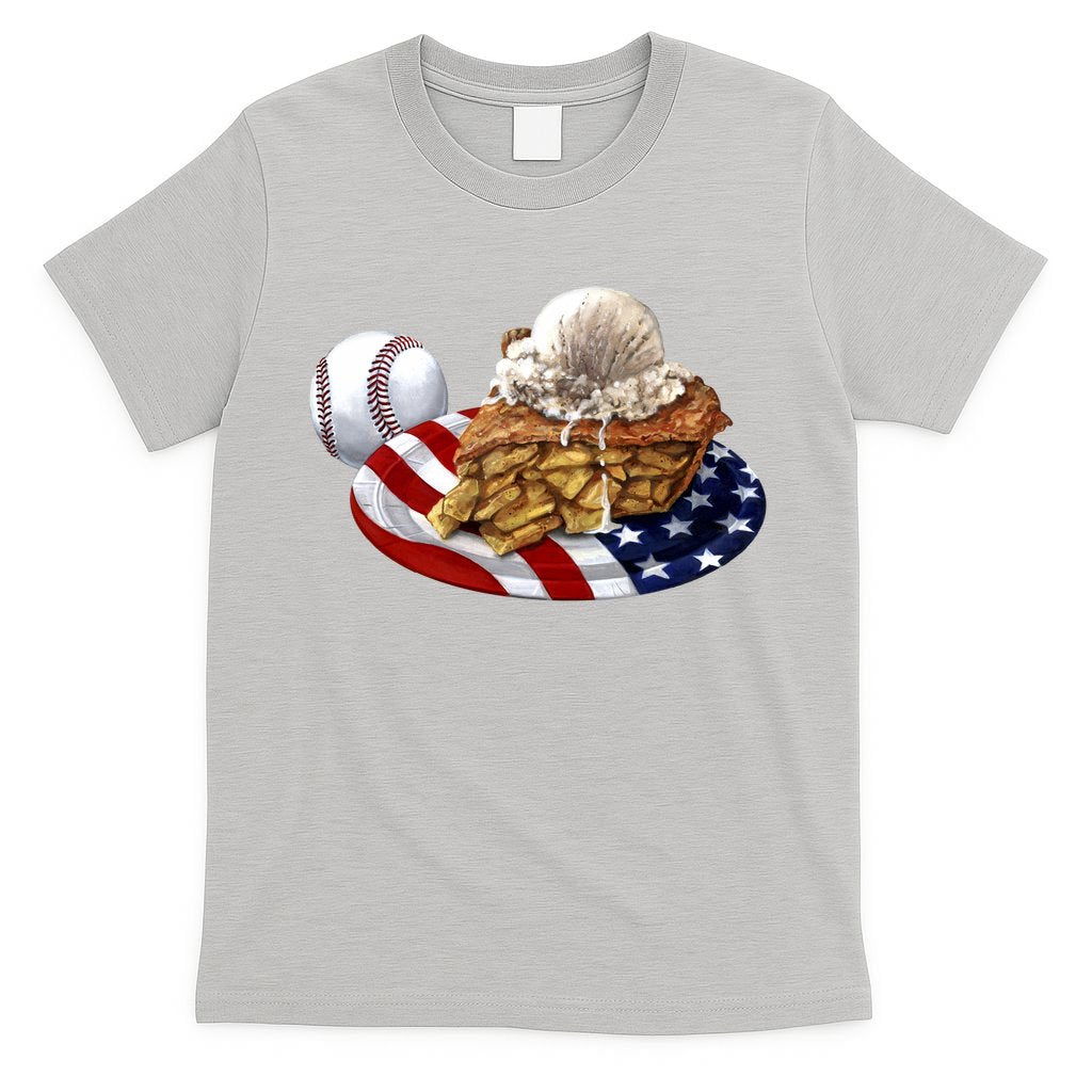 American Baseball And USA Pie T-Shirt