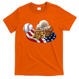 American Baseball And USA Pie T-Shirt