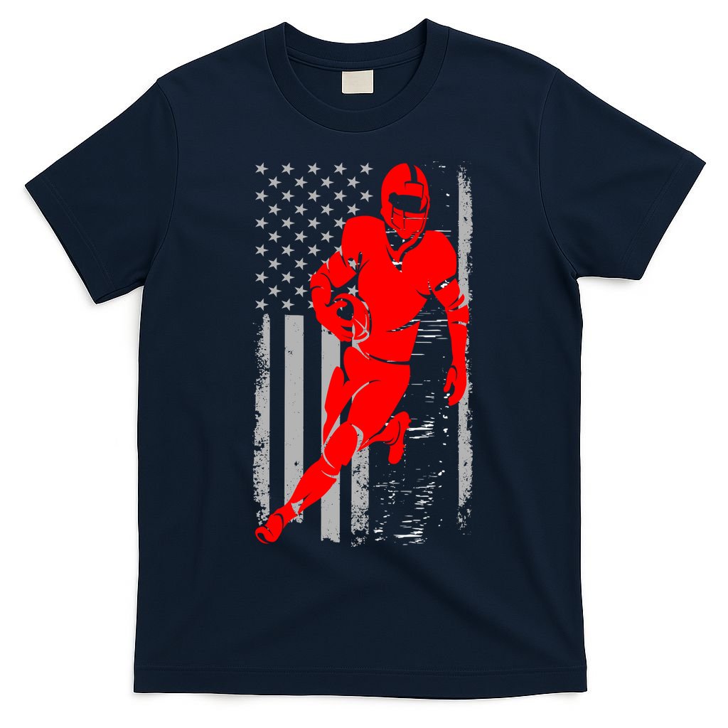 American Football Vintage Flag USA T-Shirt