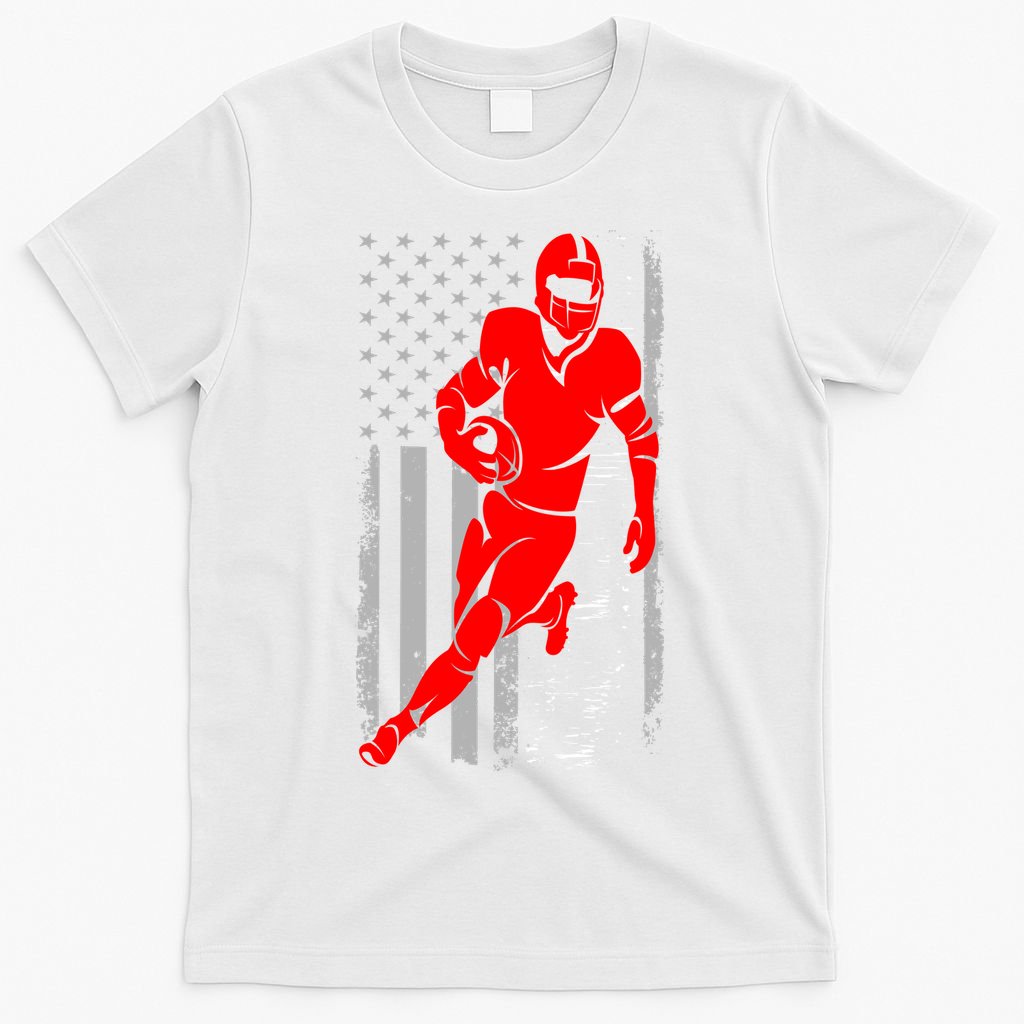 American Football Vintage Flag USA T-Shirt