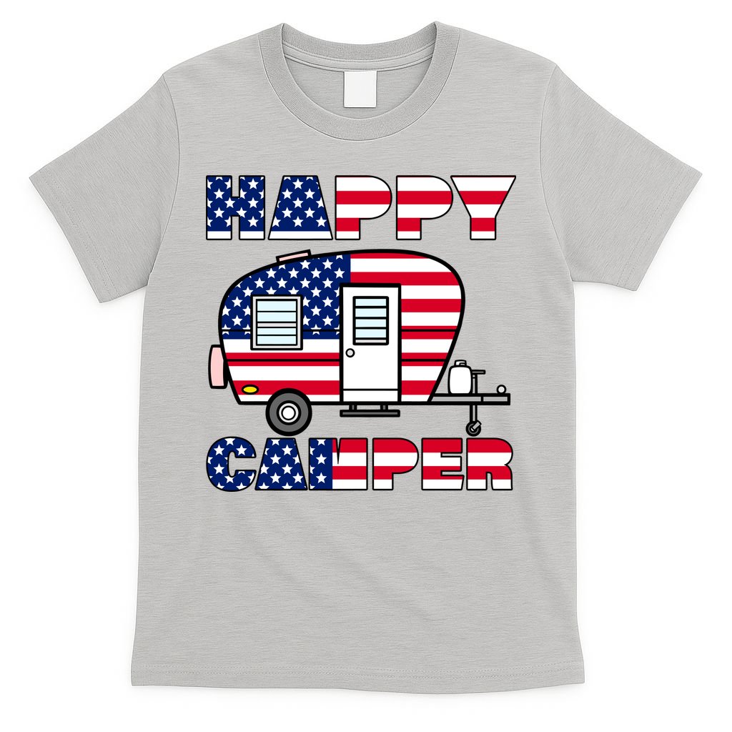 American Happy Camper USA T-Shirt