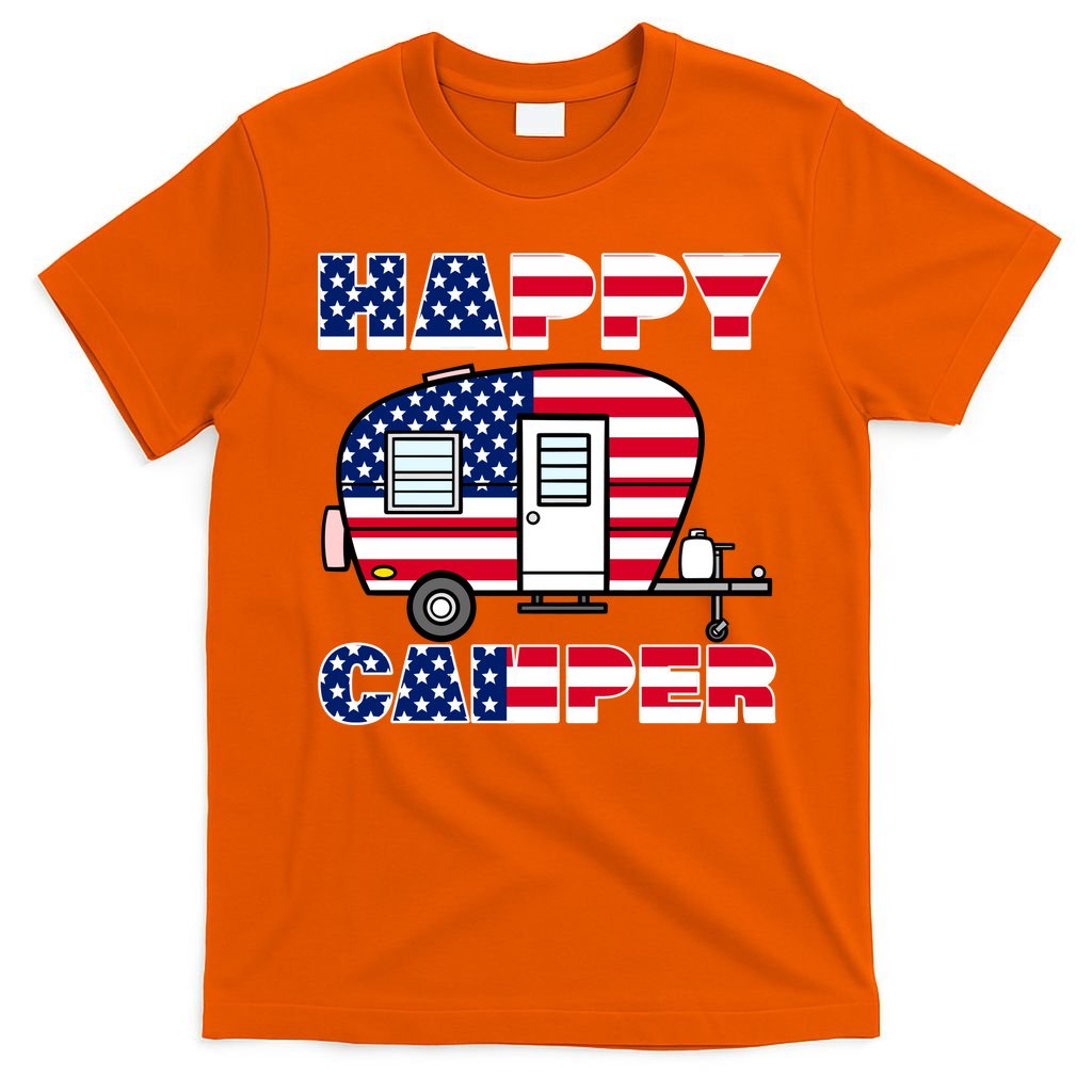 American Happy Camper USA T-Shirt