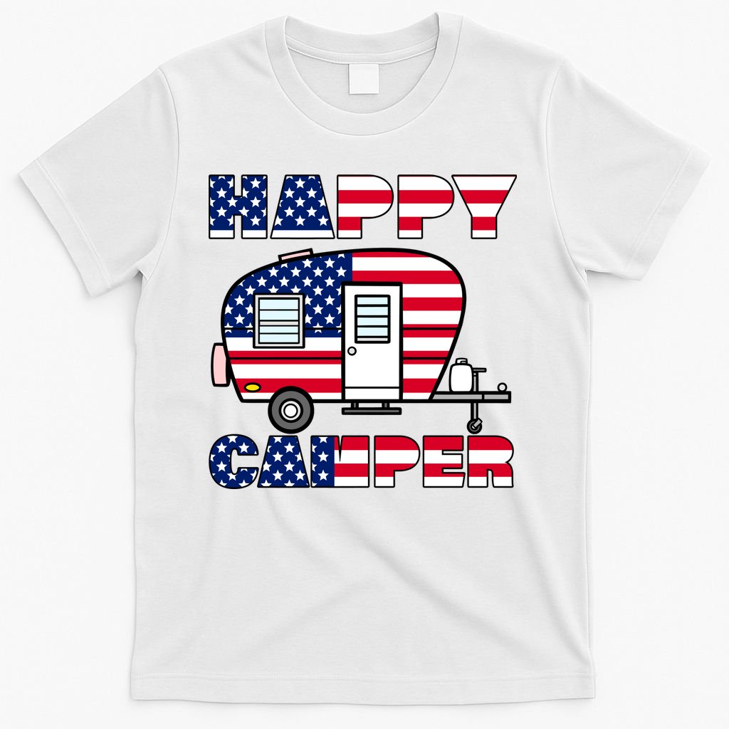 American Happy Camper USA T-Shirt