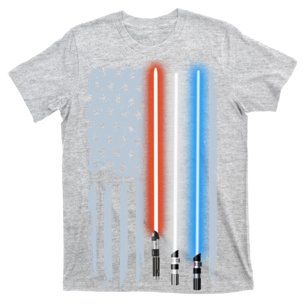 American Lightsaber Flag T-Shirt