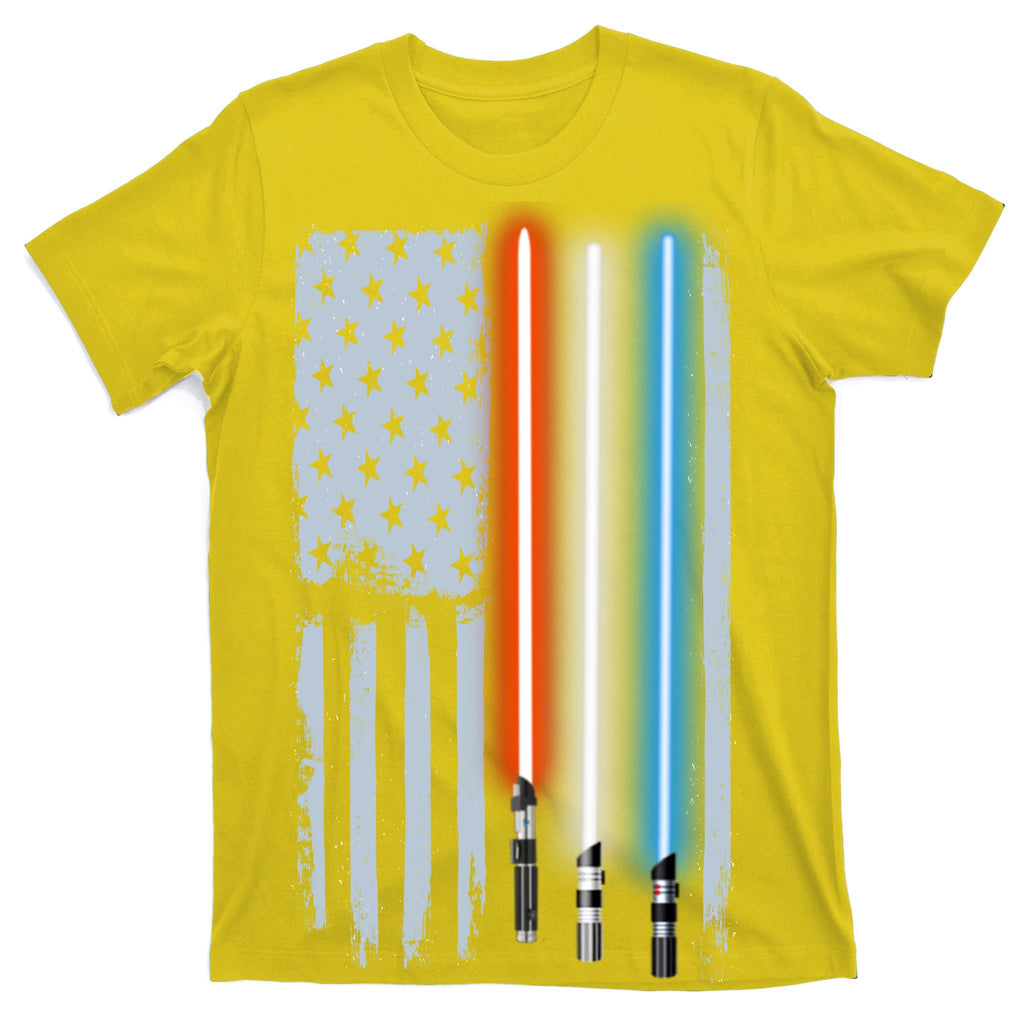 American Lightsaber Flag T-Shirt