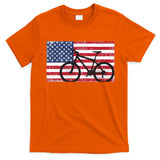 American Mountain Bike USA Flag T-Shirt