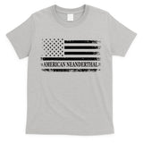 American Neanderthal USA American Flag T-Shirt