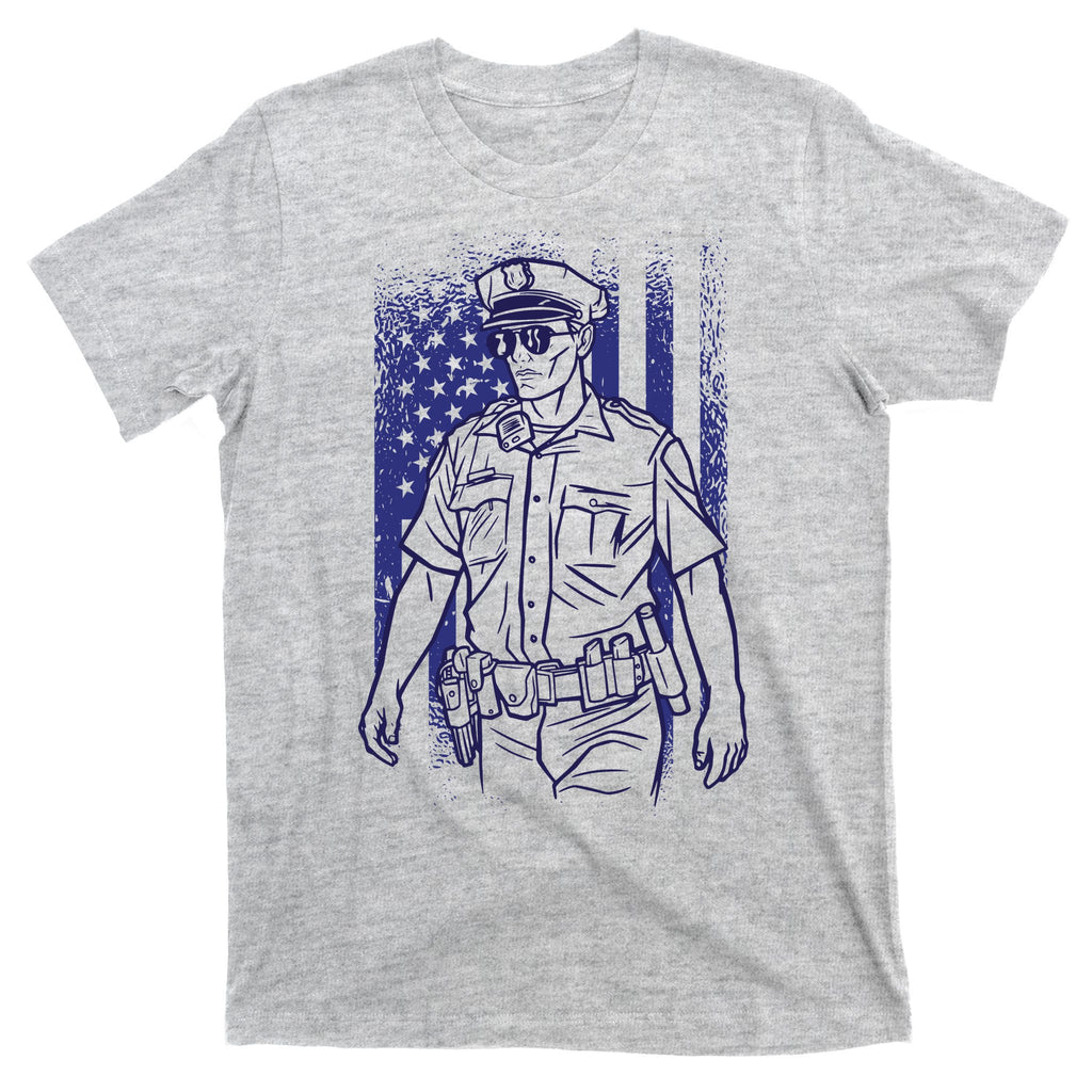 American Police Officer T-Shirt