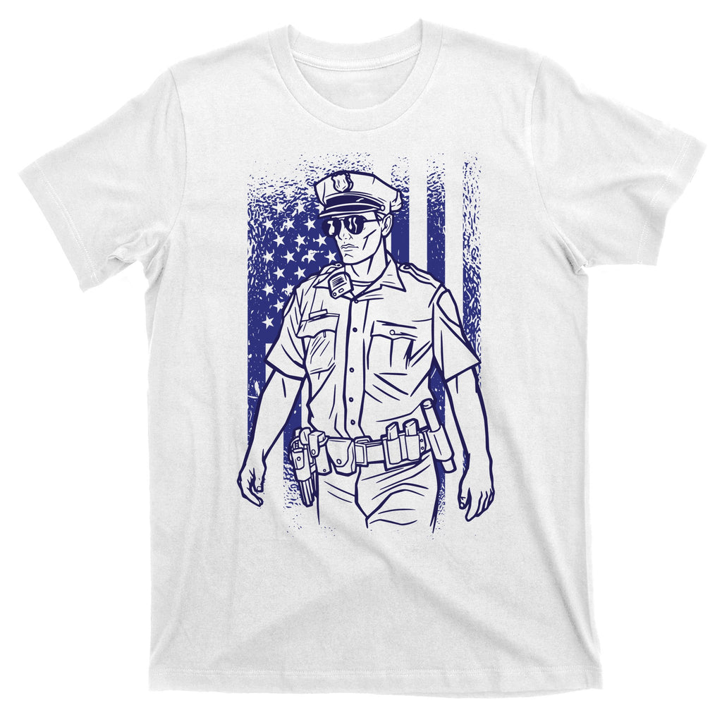 American Police Officer T-Shirt