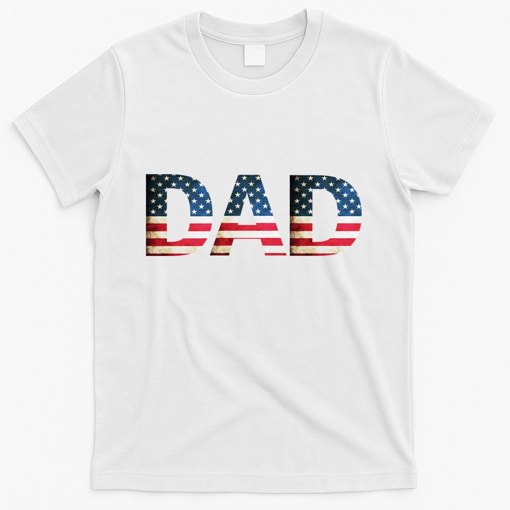American USA Dad T-Shirt