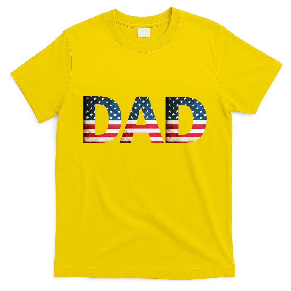 American USA Dad T-Shirt