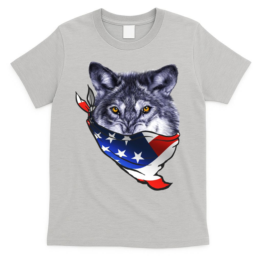 American Wolf USA Bandanna T-Shirt