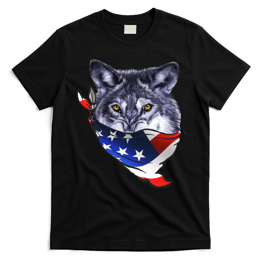 American Wolf USA Bandanna T-Shirt