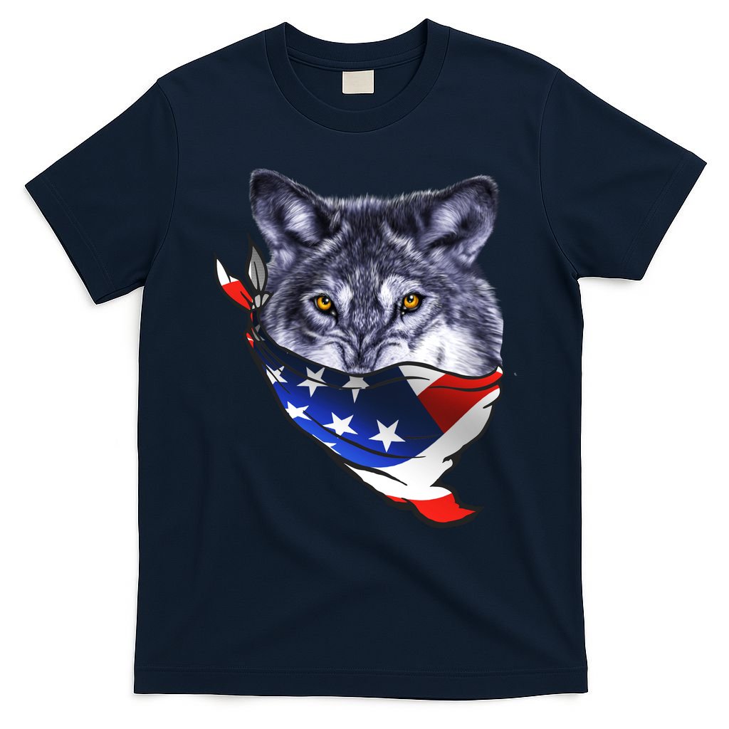 American Wolf USA Bandanna T-Shirt