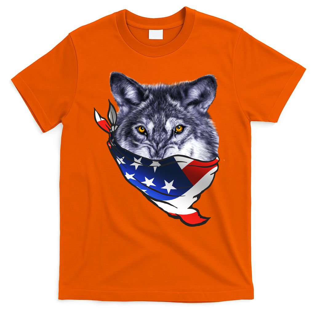 American Wolf USA Bandanna T-Shirt