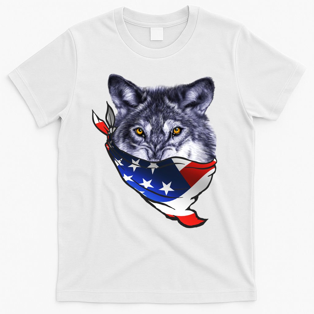 American Wolf USA Bandanna T-Shirt