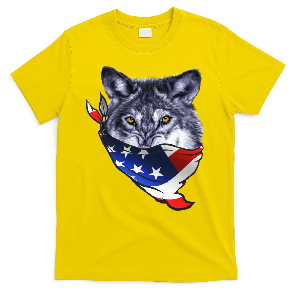 American Wolf USA Bandanna T-Shirt
