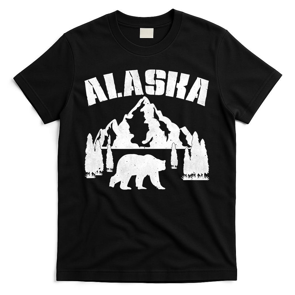 Alaska Mountains Forest Hunting Usa T-Shirt