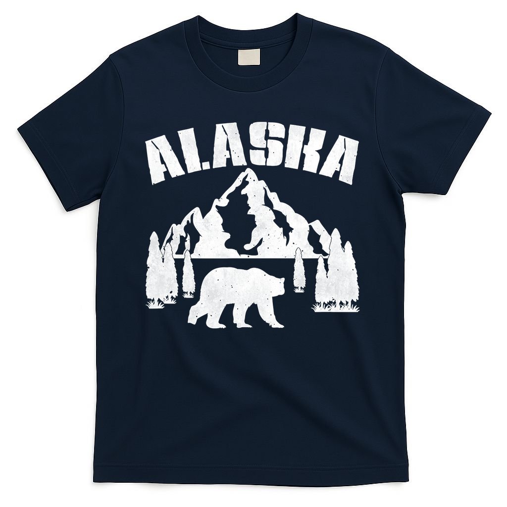 Alaska Mountains Forest Hunting Usa T-Shirt