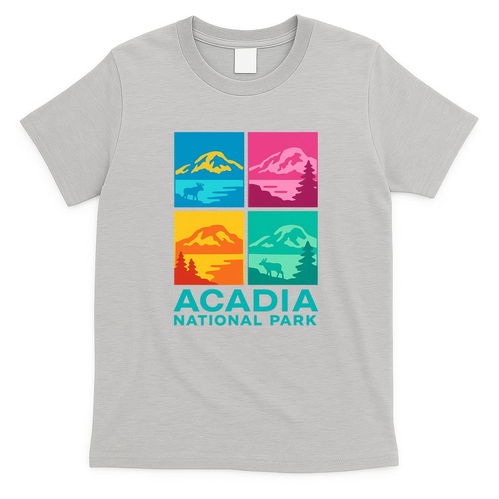 Acadia National Park Warhol Style T-Shirt
