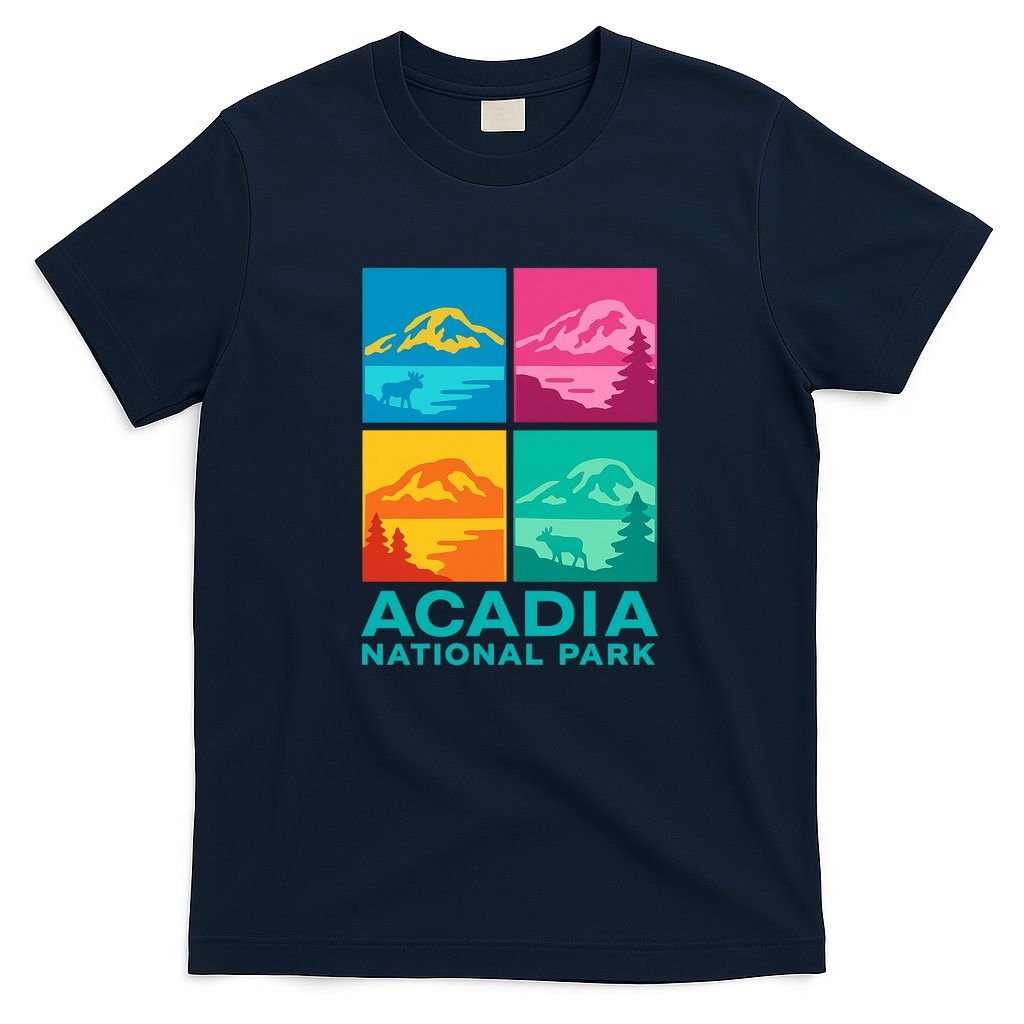 Acadia National Park Warhol Style T-Shirt