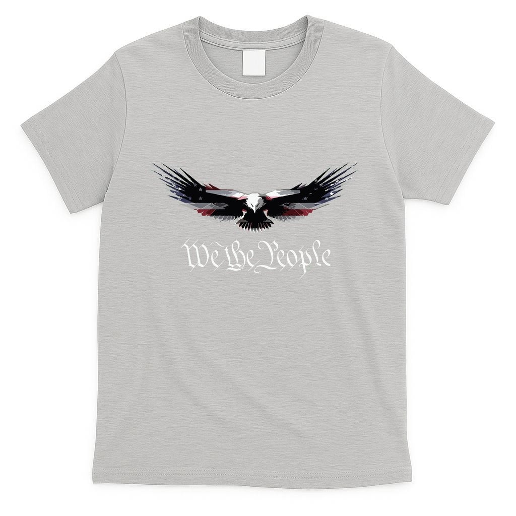 American Patriot Freedom Eagle Usa Flag T-Shirt