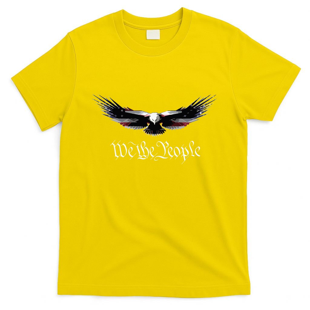 American Patriot Freedom Eagle Usa Flag T-Shirt