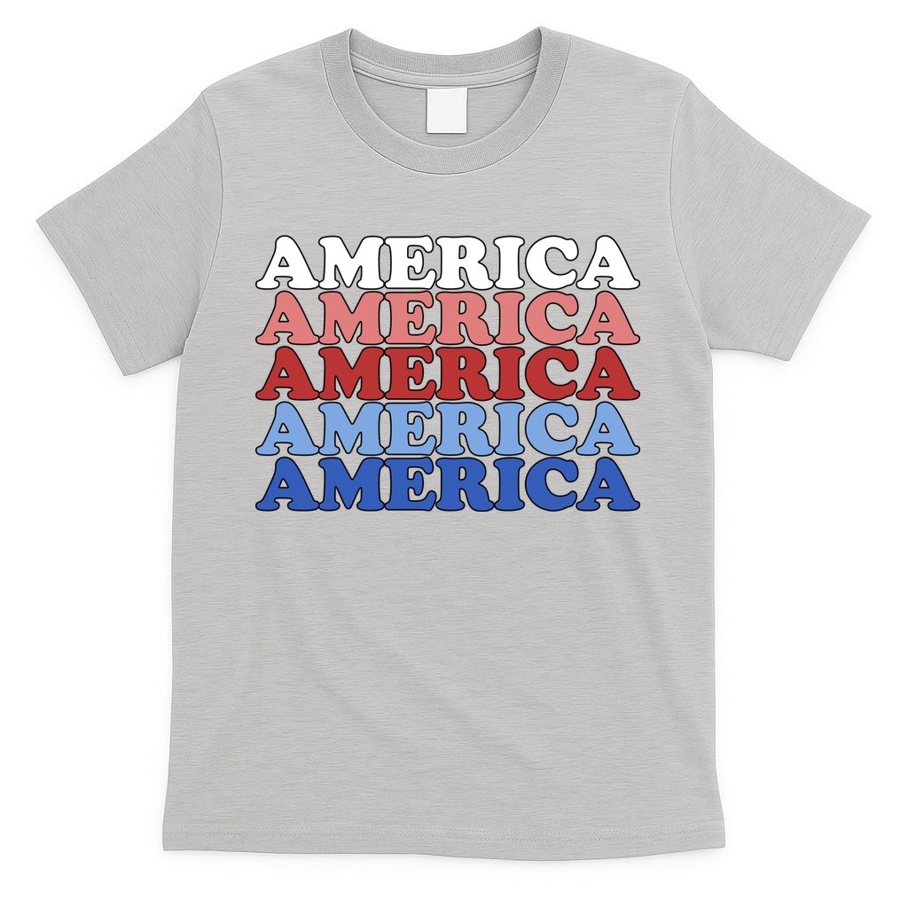 America Retro 4th Of July T-Shirt