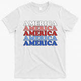 America Retro 4th Of July T-Shirt
