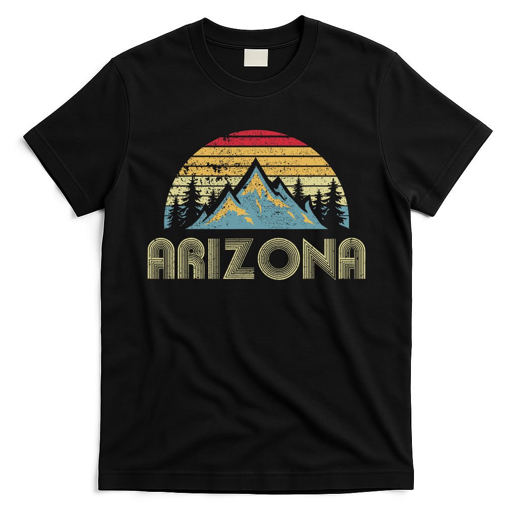 Arizona Retro Mountains Nature Hiking T-Shirt